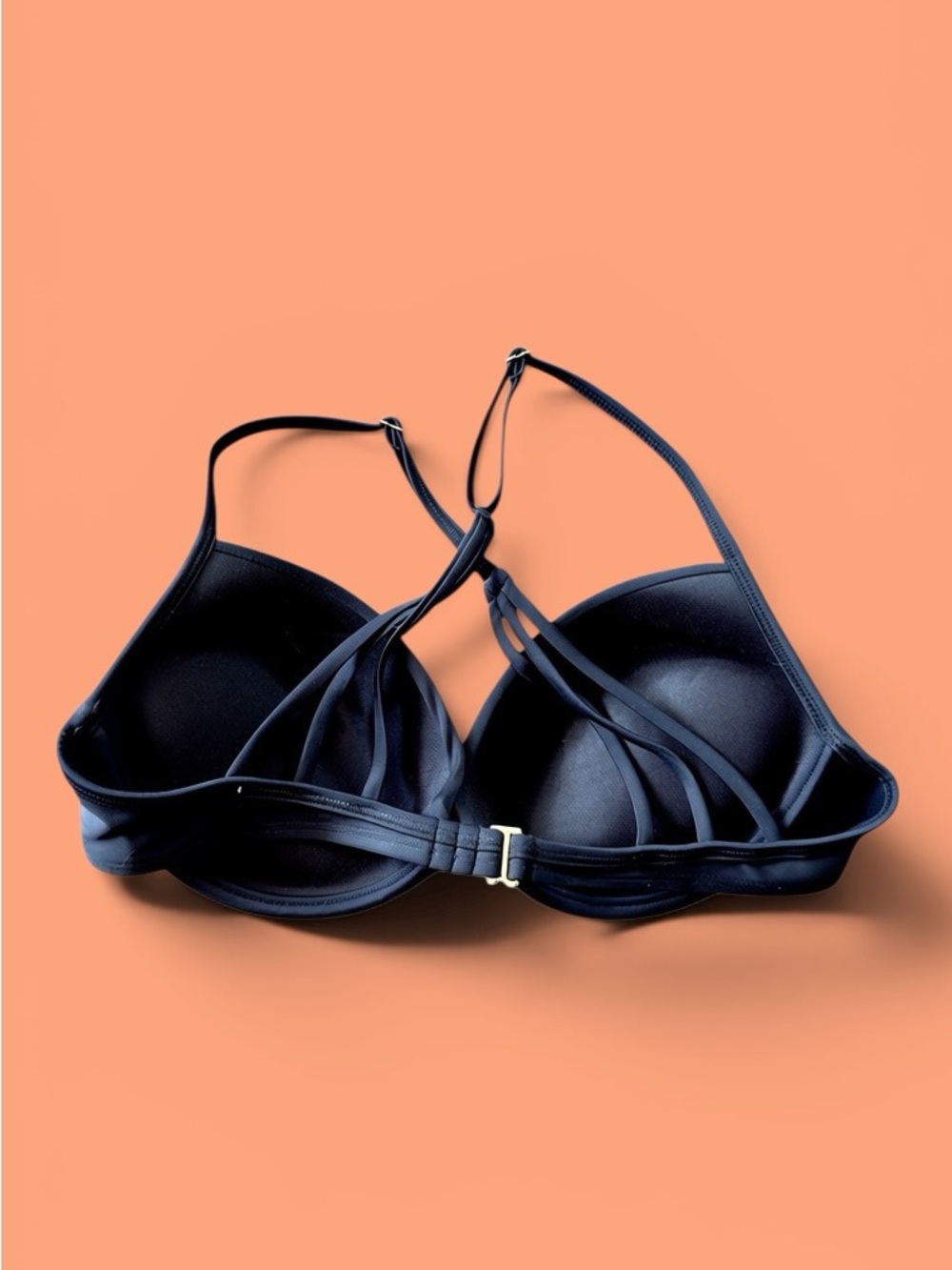 Black Strappy Bikini Top - Picture 2 of 2